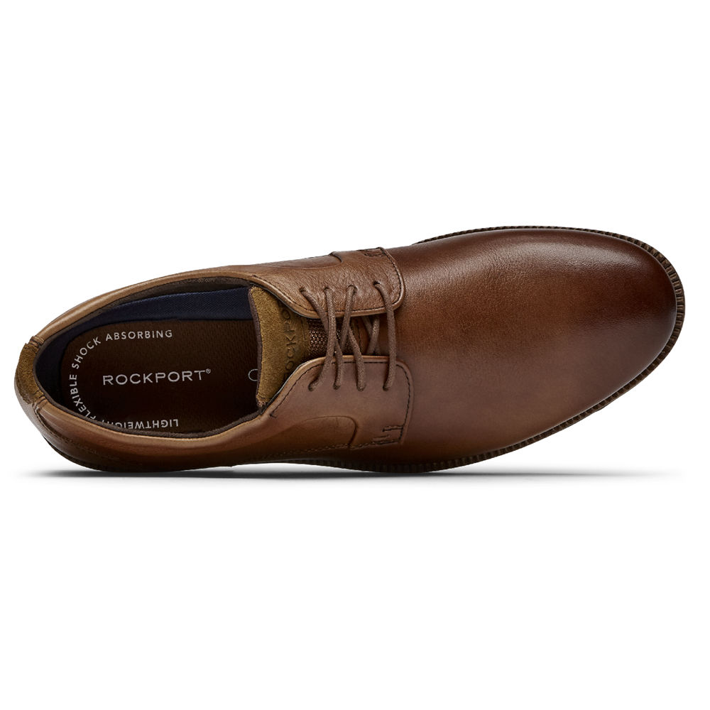 Rockport Oxfords Herre Brune - Sharp & Ready 2 Plain Toe - FNSJ51987